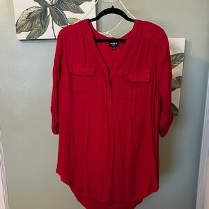 Torrid Bold Red Women's Blouse